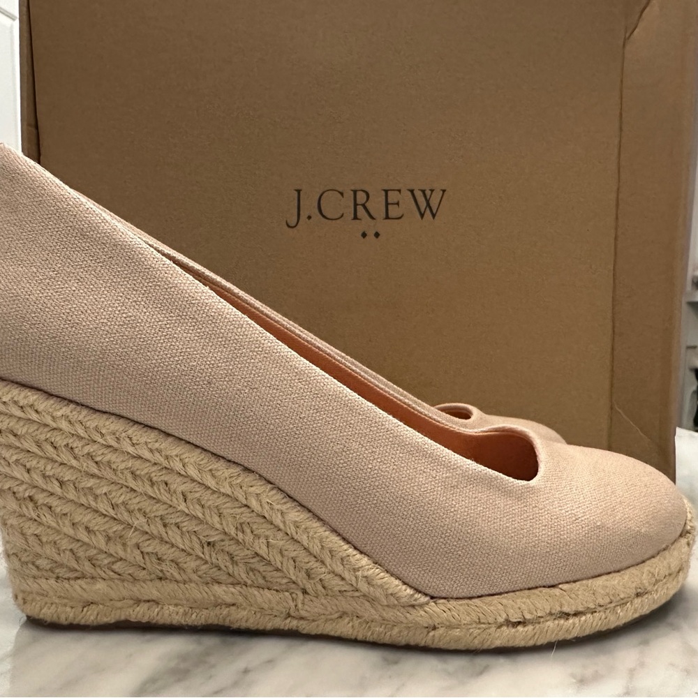 J Crew Canvas Espadrille size 7